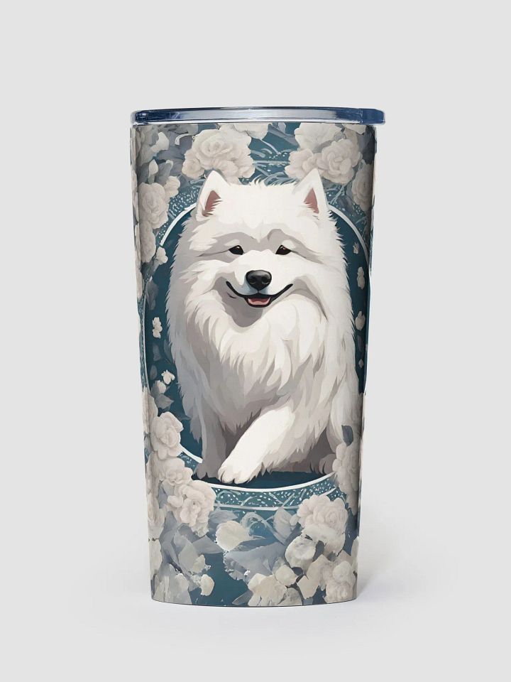 Vintage Samoyed 20oz Stainless Steel Tumbler product image (2)