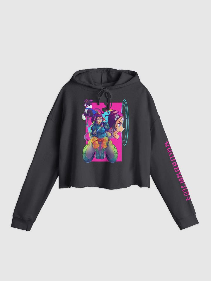 Cyber Quad crop-top hoodie product image (1)