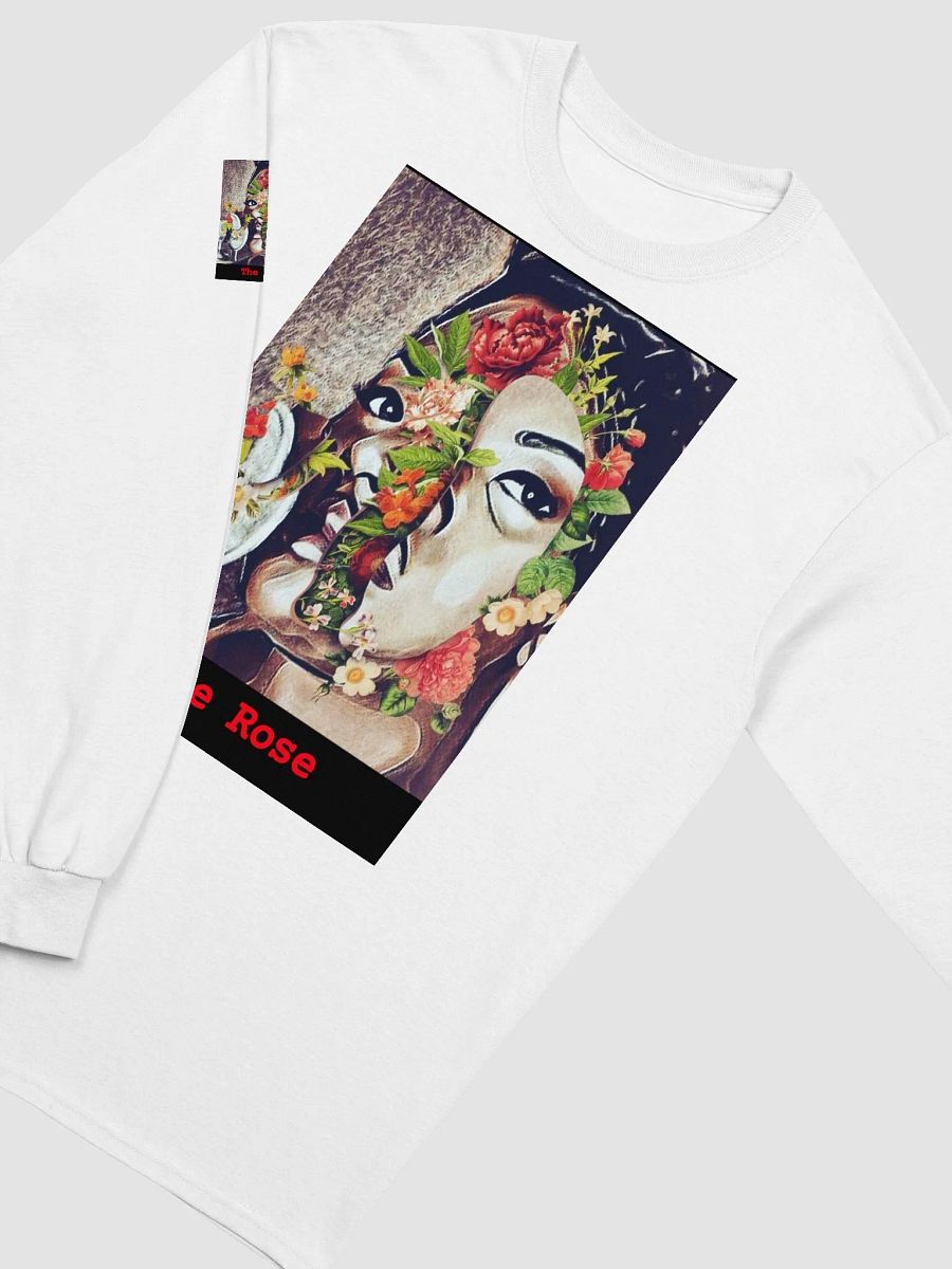 The Rose Long Sleeve White Tee product image (3)
