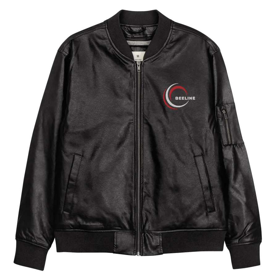 Beeline Black Leather Jacket product image (11)