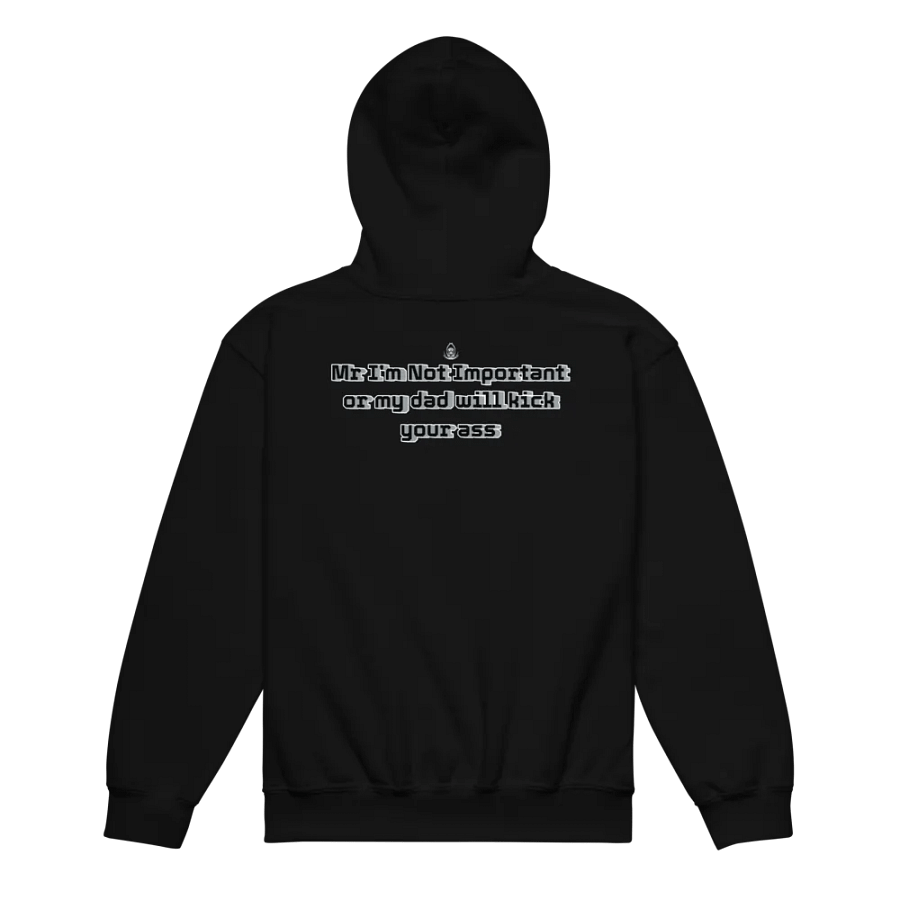 My Dad will kick your ass - Youth Heavy Blend Hoodie - Mr I'm Not Important product image (5)