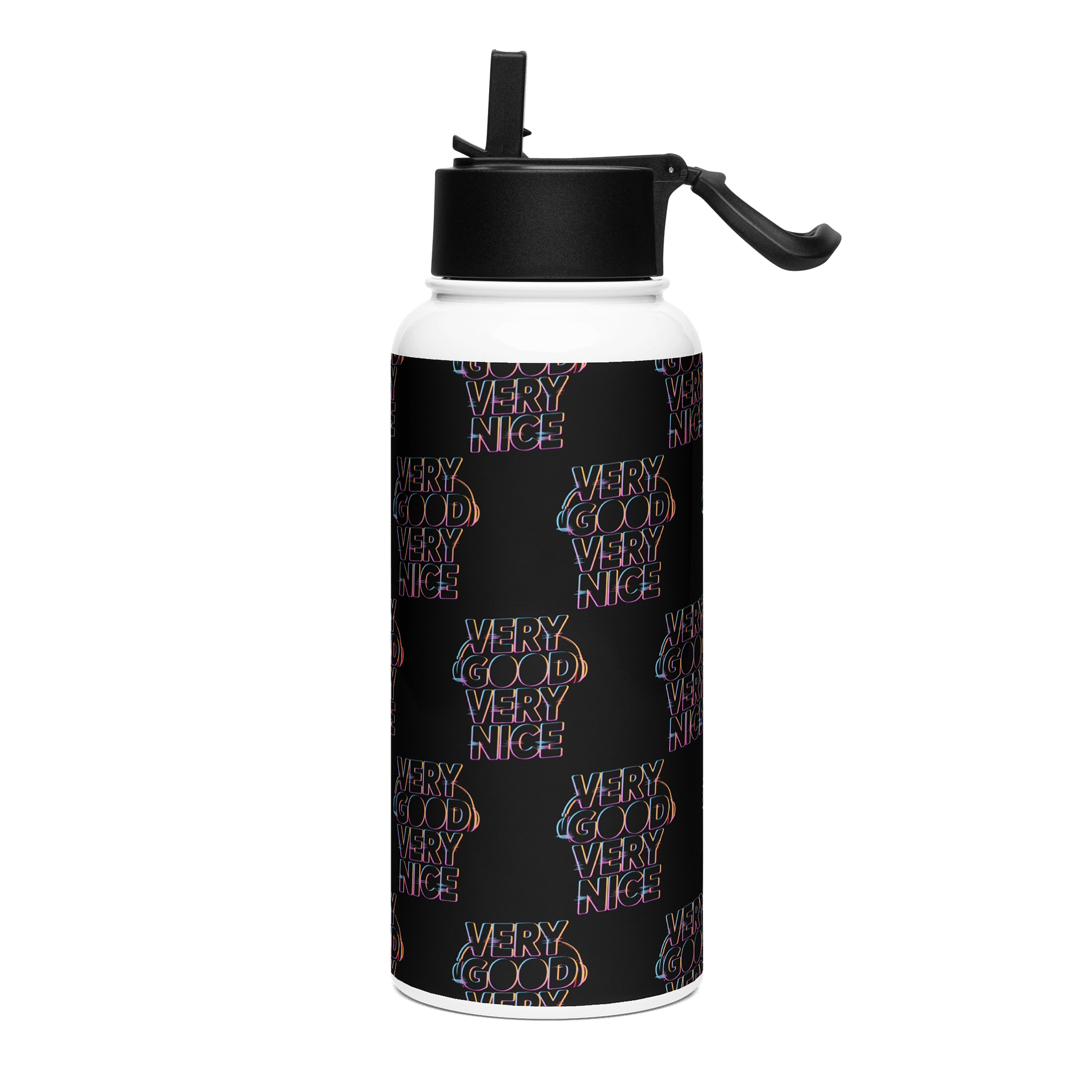 Colorful Vibes Stainless Steel Water Bottle product image (3)