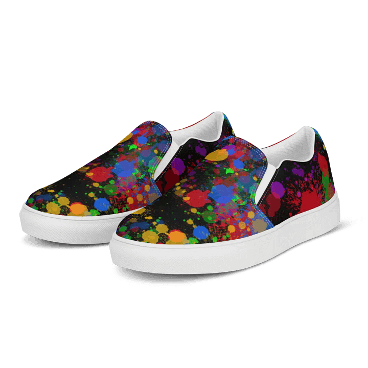 JokersVibe Graffiti Style Slip-On Shoes product image (2)