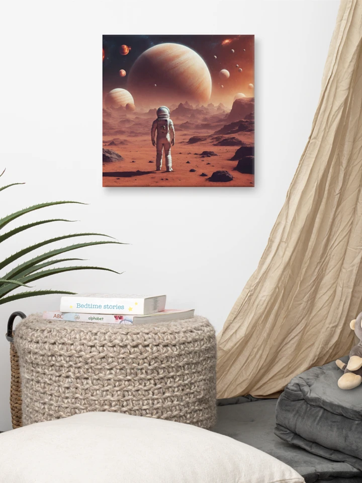 Astronaut On Alien Planet Wall Art product image (1)