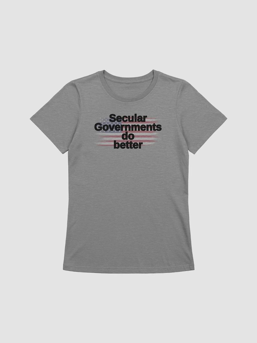 Secular Governments Do Better Women's Tee product image (12)
