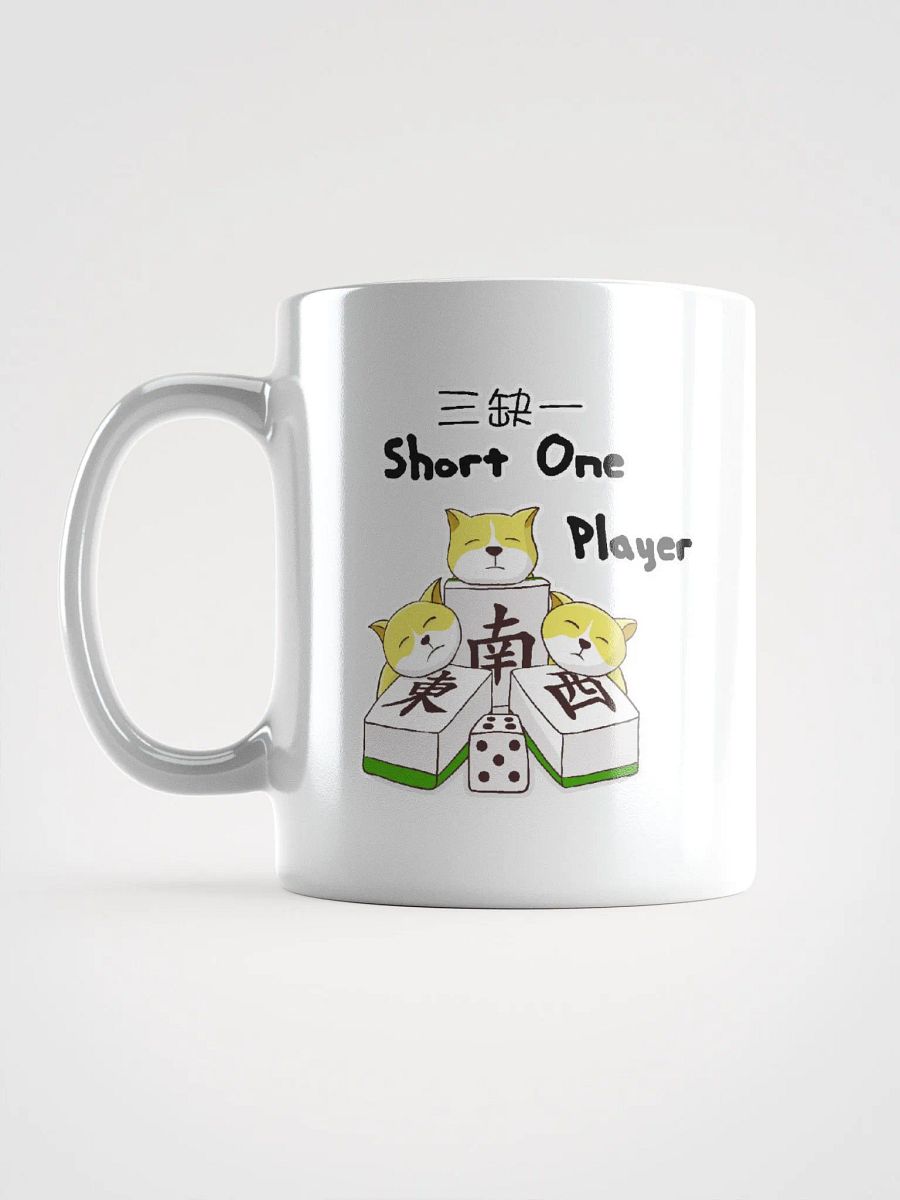 Mahjong short one player white coffee mug product image (12)