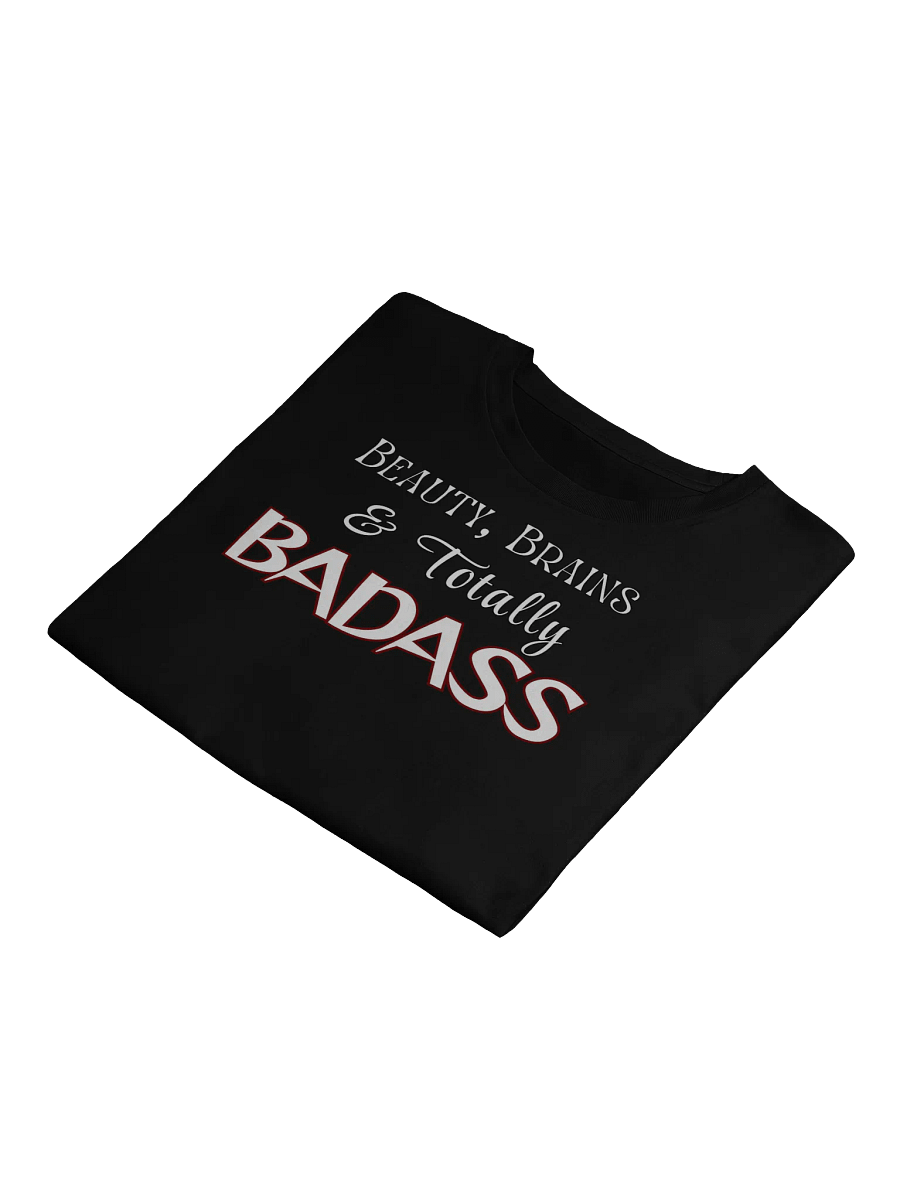 Beauty, Brains, & Totally Badass Crop Top product image (4)