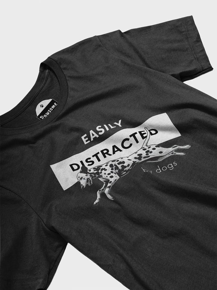 Distracted Dalmatian Black T-Shirt product image (2)