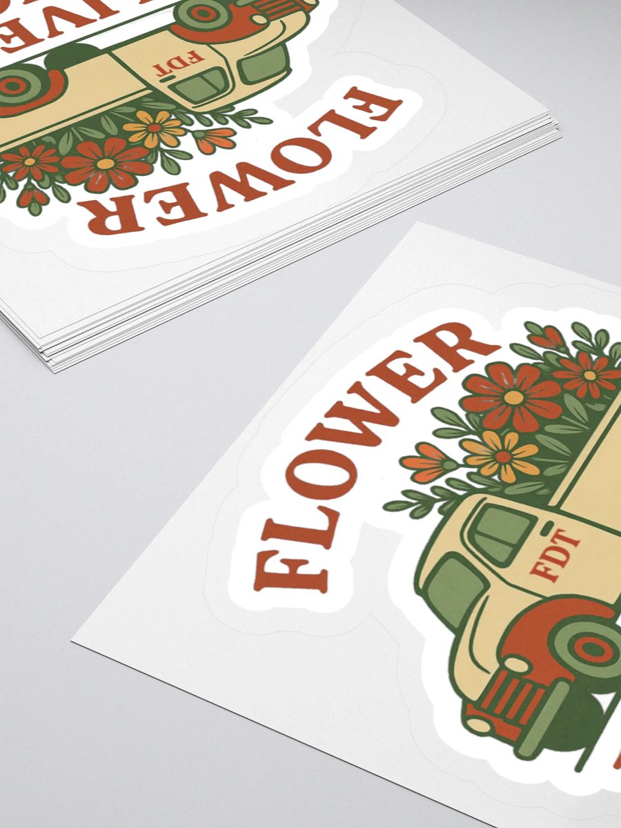 FDT Flower Delivery Truck Sticker product image (12)
