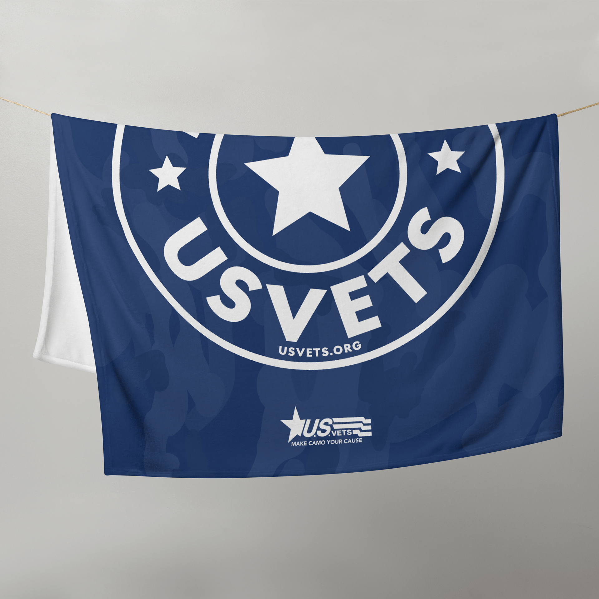 HONORUSVETS - BLUE THROW BLANKET product image (4)