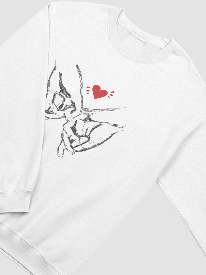 Heartfelt Line Art Crewneck Sweatshirt product image (2)