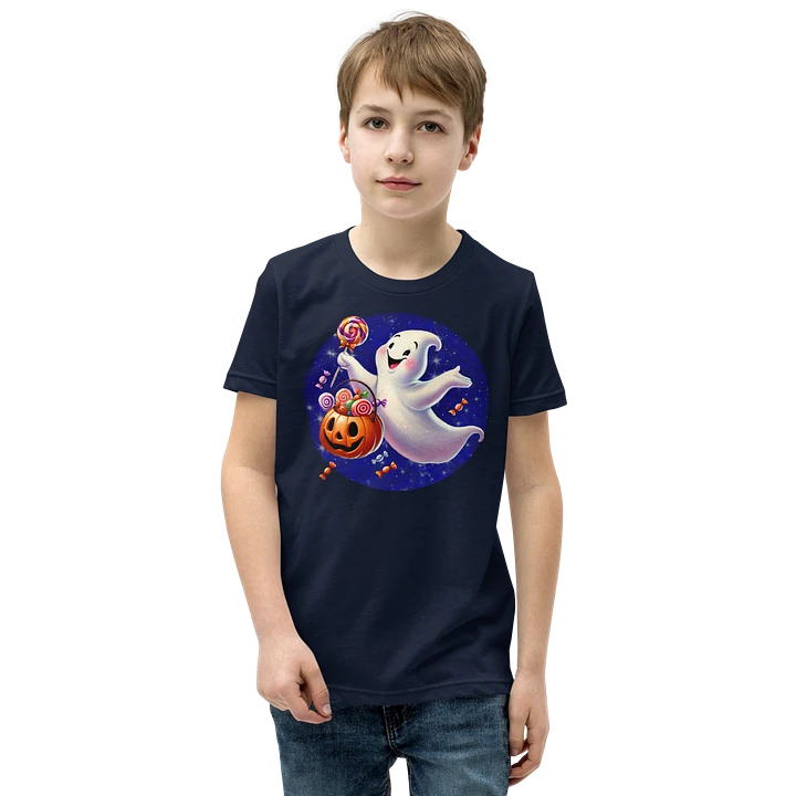 Ghost and Candy Halloween Kids T-Shirt product image (30)