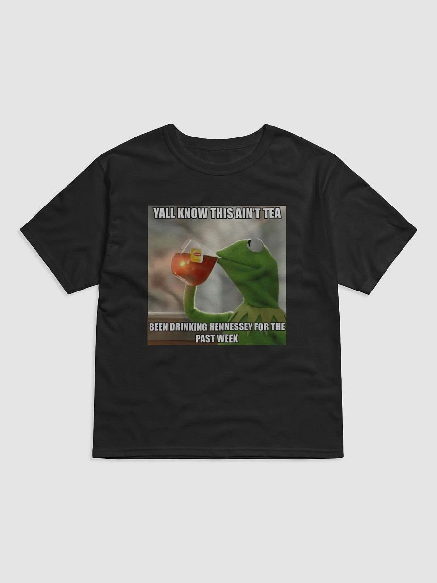 Kermit the Frog Drinking Tea Hennessey T-Shirt product image (1)