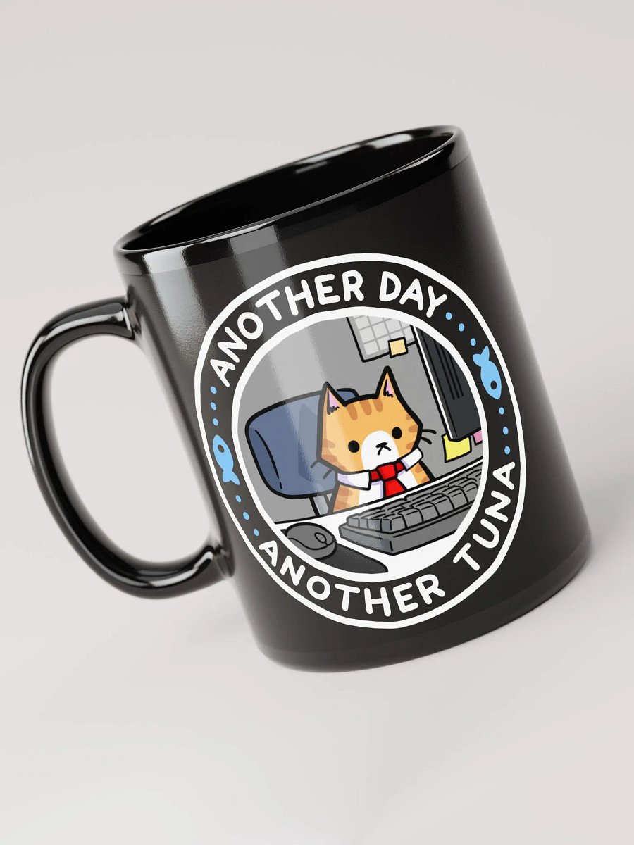 Another Day Another Tuna Mug (black) product image (3)