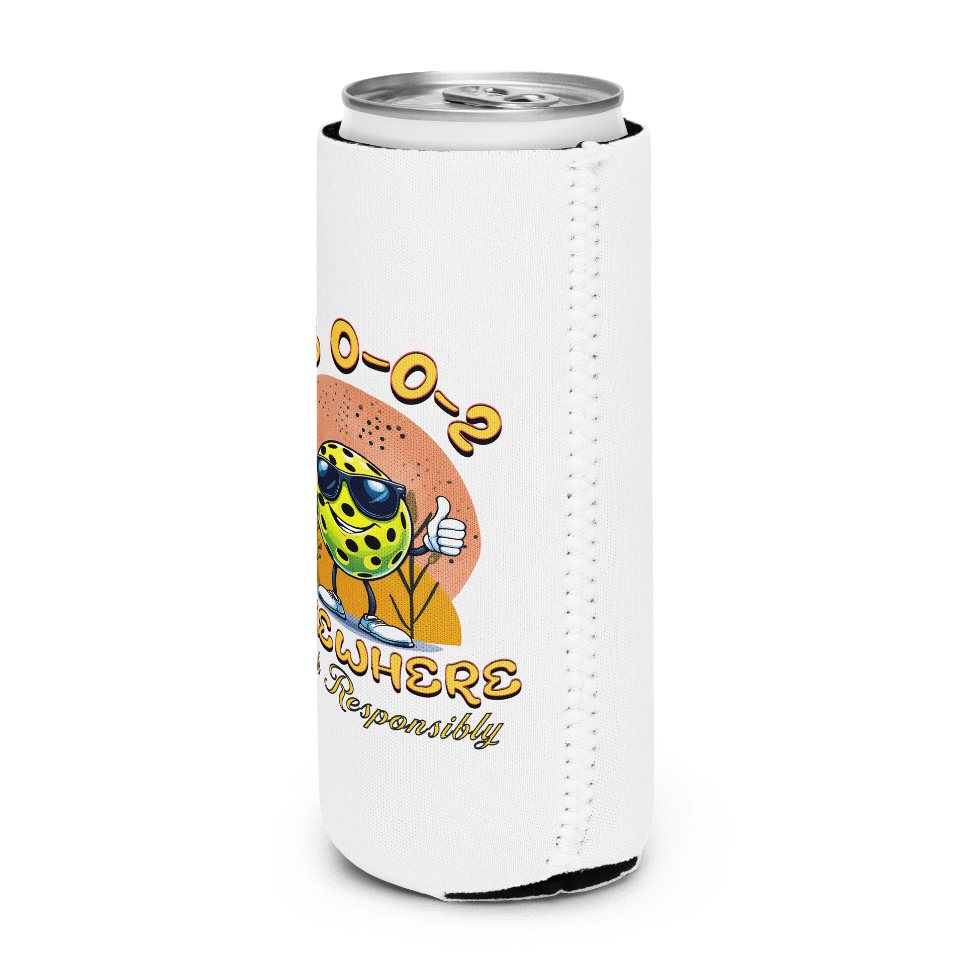Its 002 Somewhere Pickleball Thumbs-Up Can Cooler product image (2)