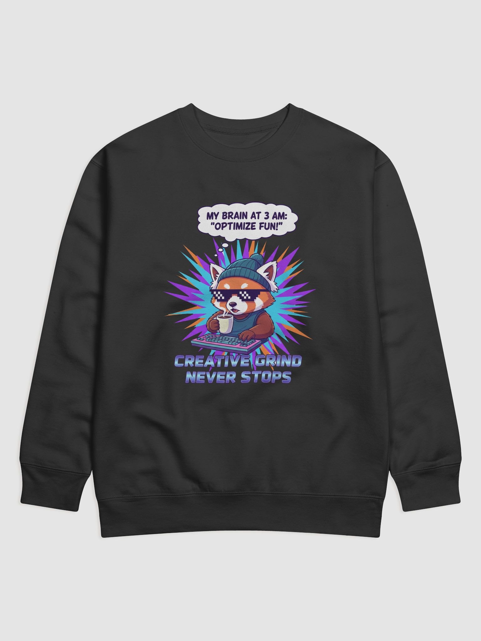 Optimize Fun Red Panda Sweatshirt product image (1)