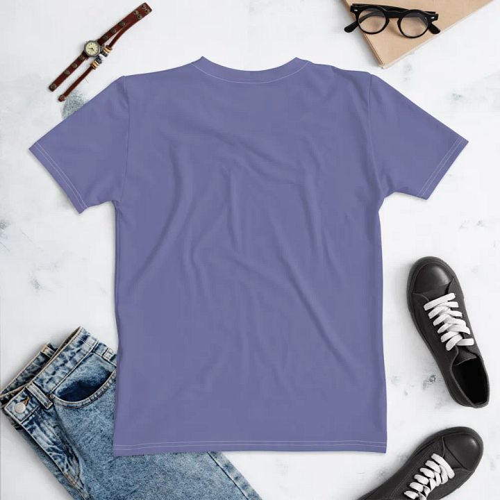 Plain Purple Soft Summer Women's Crewneck Polyester Heavyweight Premium T-Shirt by Treasure Pie product image (2)