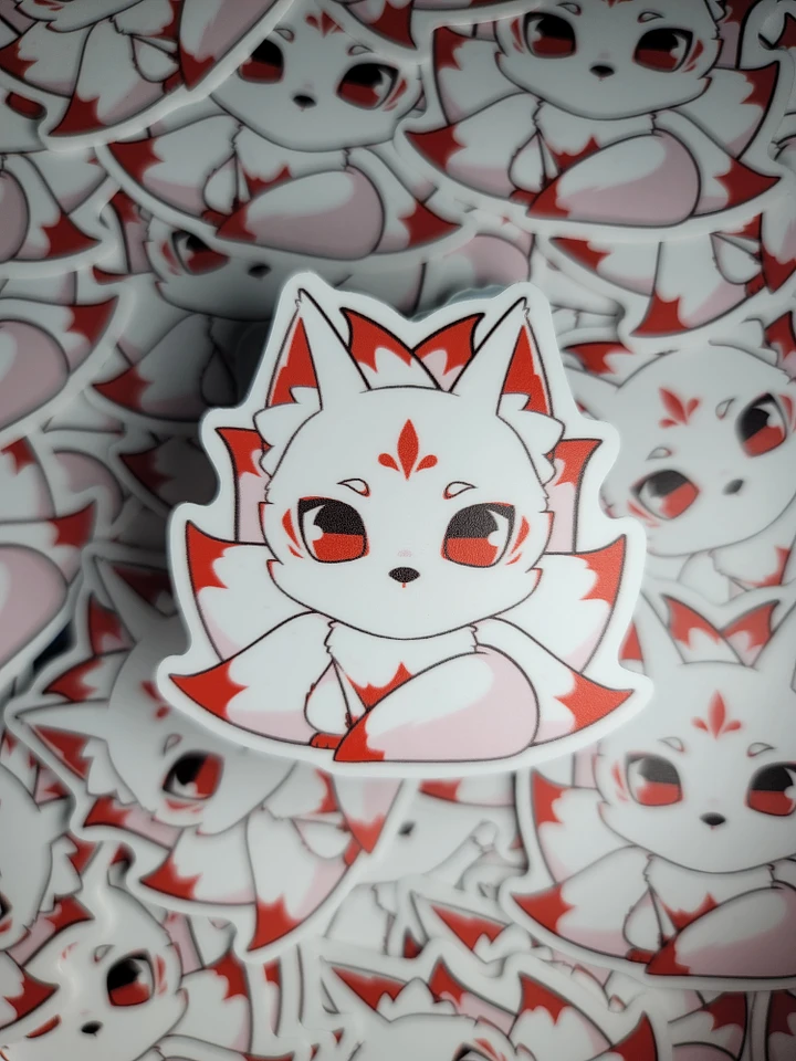 Red Kitsune Fox - Sticker product image (1)