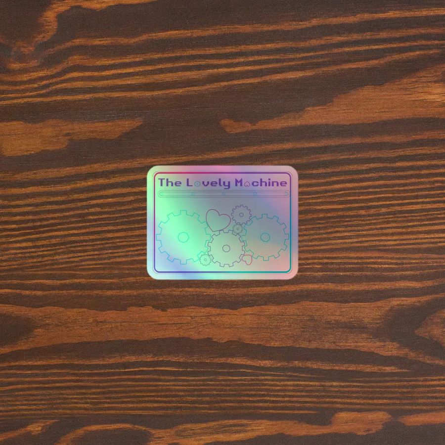 The Lovely Machine Holographic Sticker product image (5)