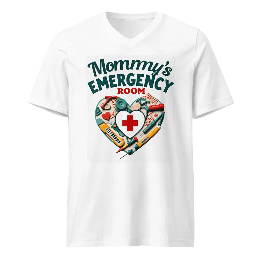 Mommy's Emergency Room V-Neck Tee product image (5)