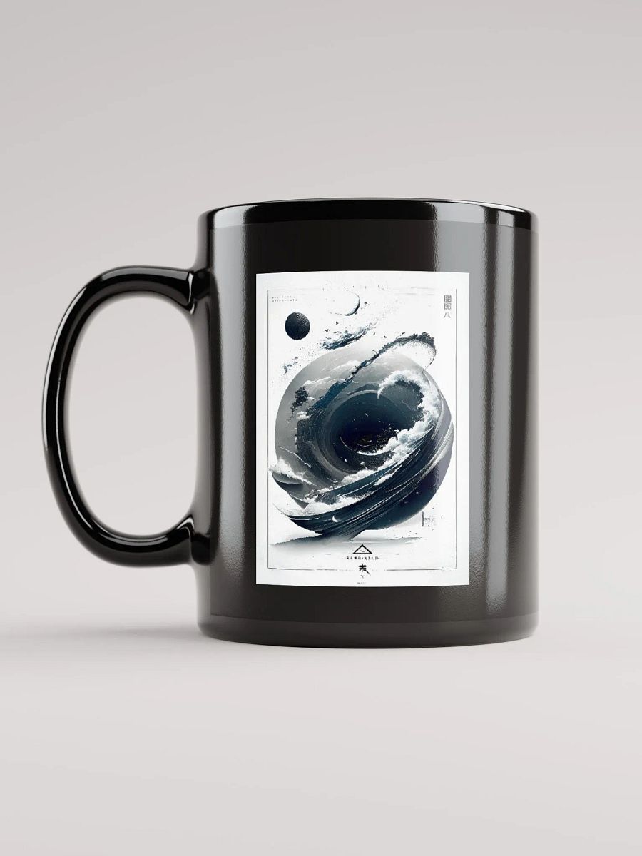Geometric abstract art in Japanese style (front & back) product image (6)