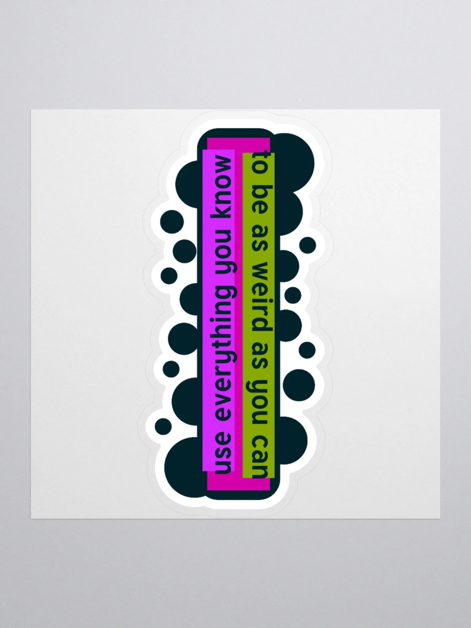 Use Everything You Know to be as weird as you can product image (1)