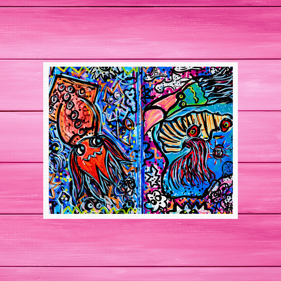 Squiddles X Calamari X Squidi | Art Print product image (1)