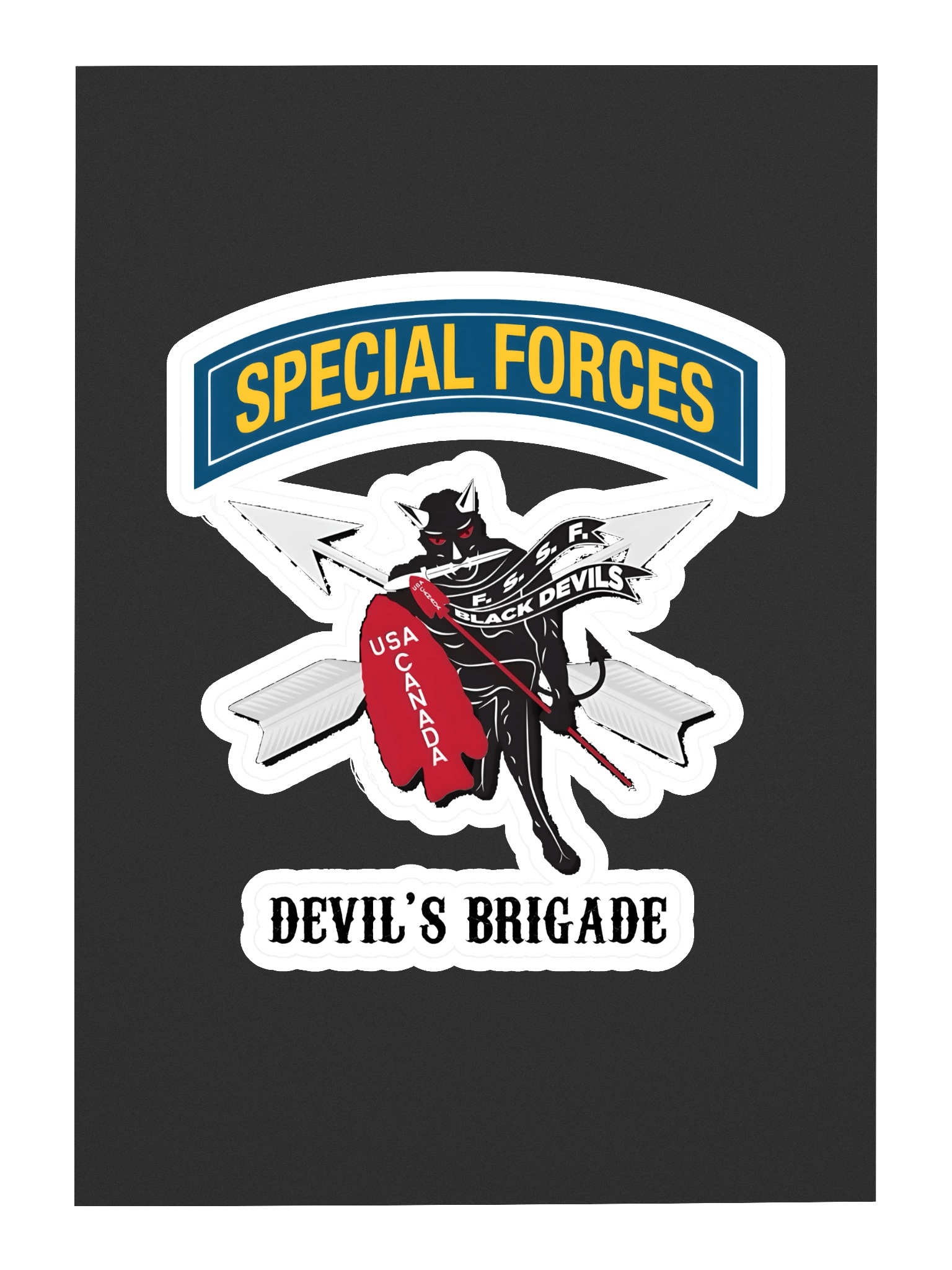 Devil's Brigade Sticker product image (3)