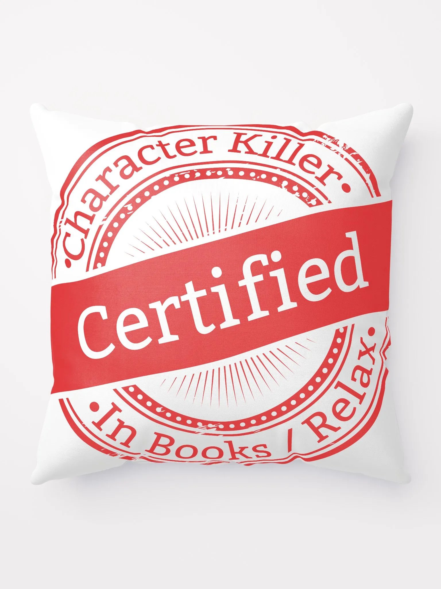 Certified Character Killer Throw Pillow product image (9)