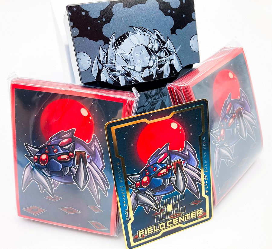 Blood Moon TCG Starter Bundle mini - 100 Sleeves, Deck Box, & Field Center product image (4)