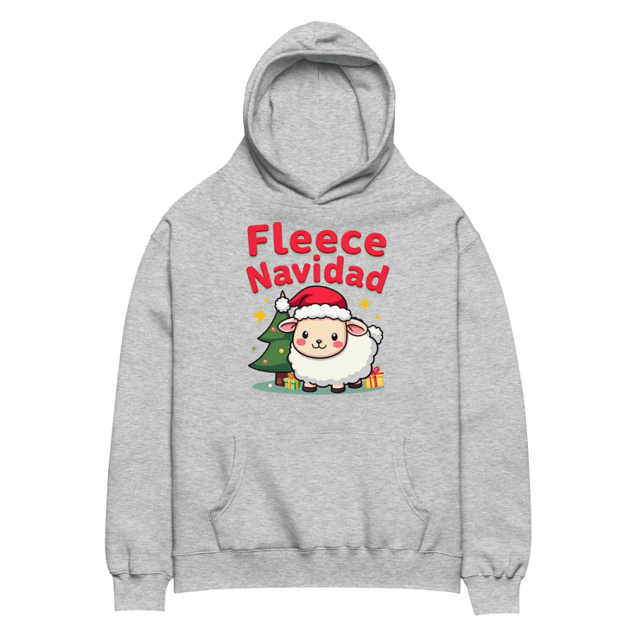 Fleece Navidad Oversized Hoodie product image (8)