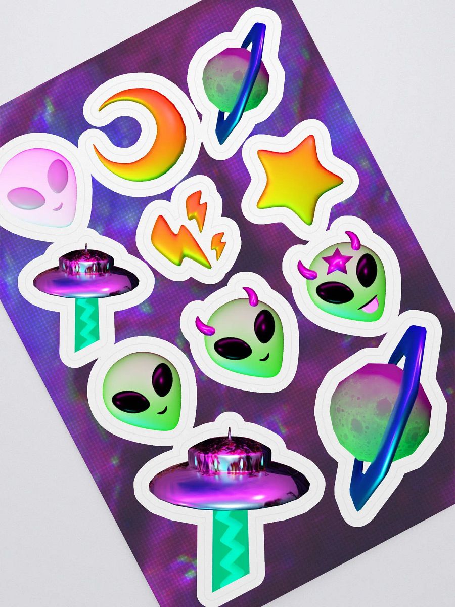 videovomit space stickersheet product image (1)