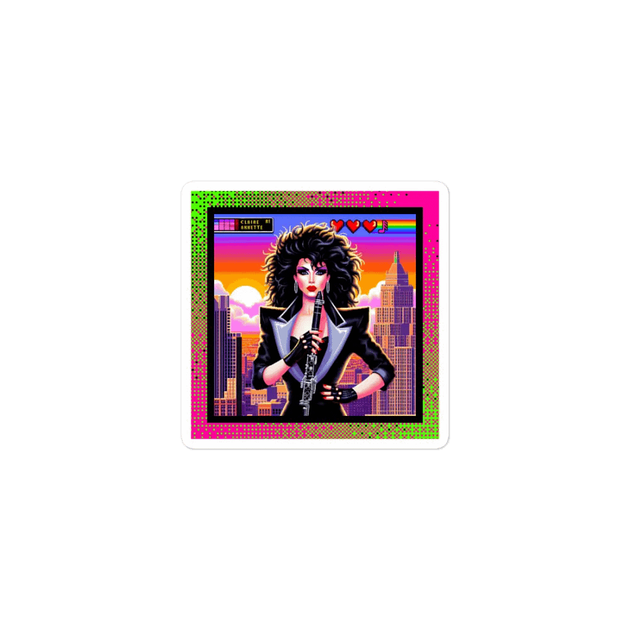 Eight-Bit Claire Magnet product image (1)