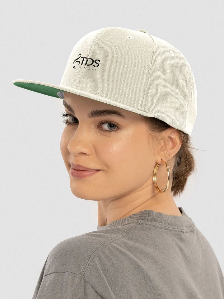 TDS Music Yupoong Snapback Cap - Wool Blend, High Profile product image (1)
