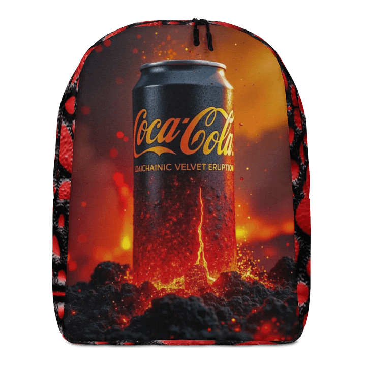 Buhay Tuklas Coca Cola Volcanic Velvet Eruption All-Over Print Backpack product image (1)