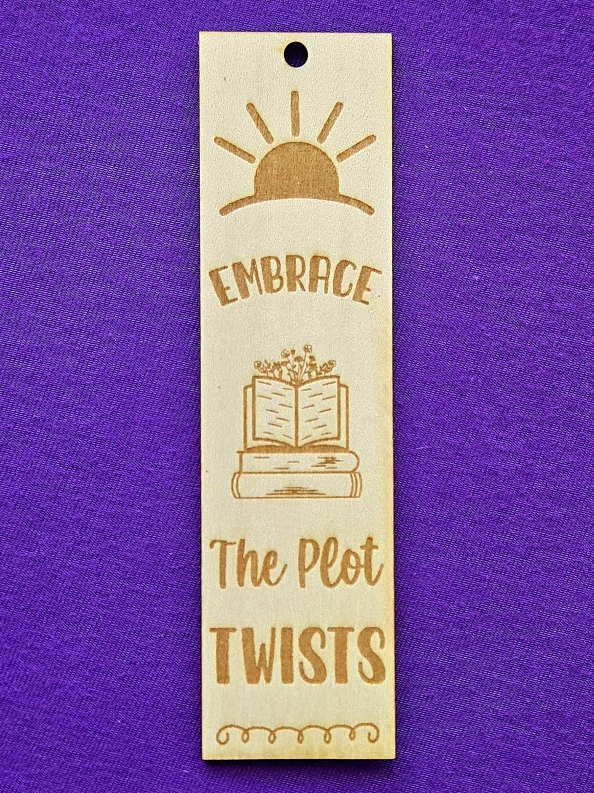 Wooden Bookmark - Embrace product image (1)