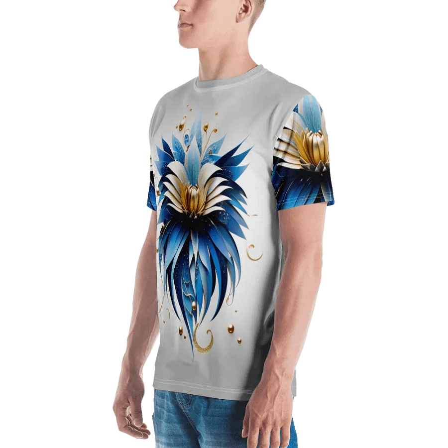 Blue Flower T shirt product image (4)