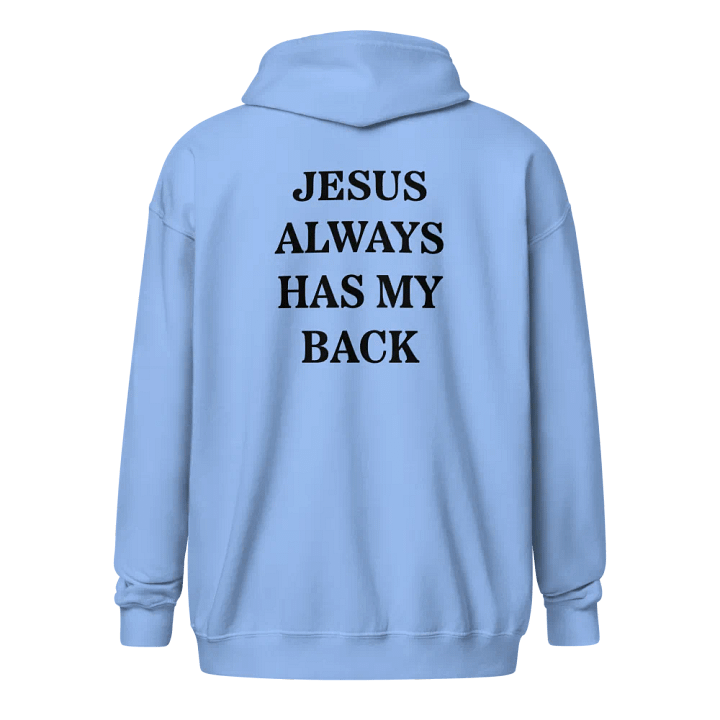Jesus Always Has My Back | Zipper Hoodie product image (6)