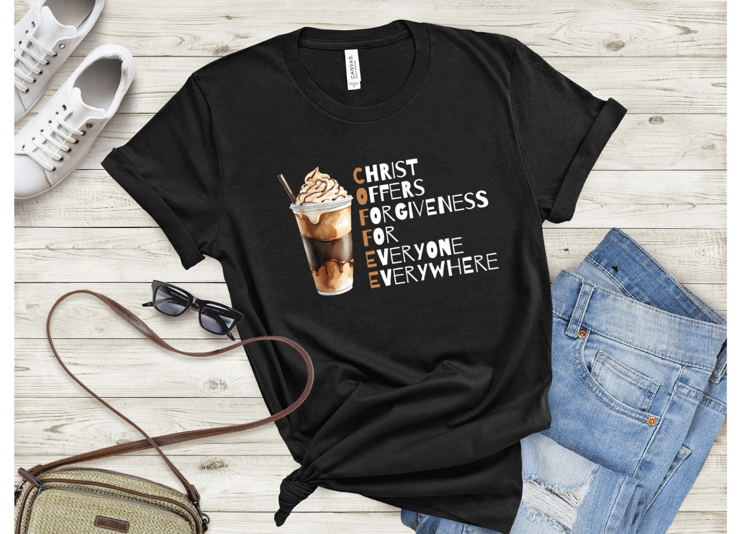 COFFEE: Christ Offers Forgiveness For Everyone Everywhere T-Shirt product image (1)