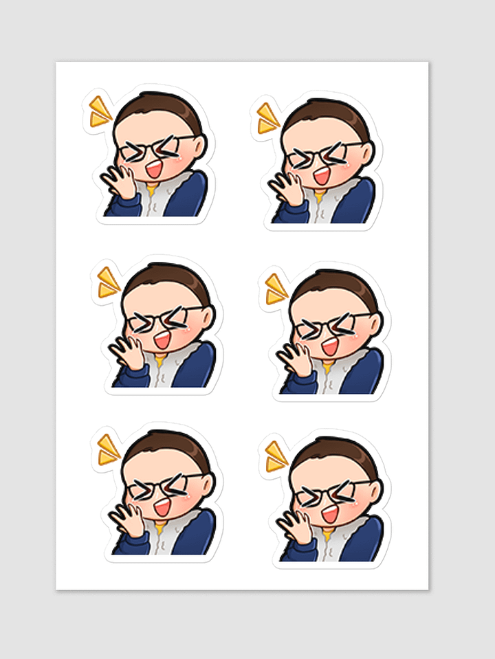 [wildlifesam] Laugh sticker set product image (1)