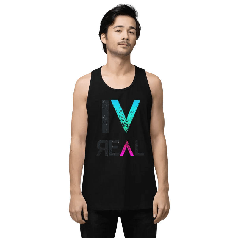 IVREAL Tank Blue and Pink