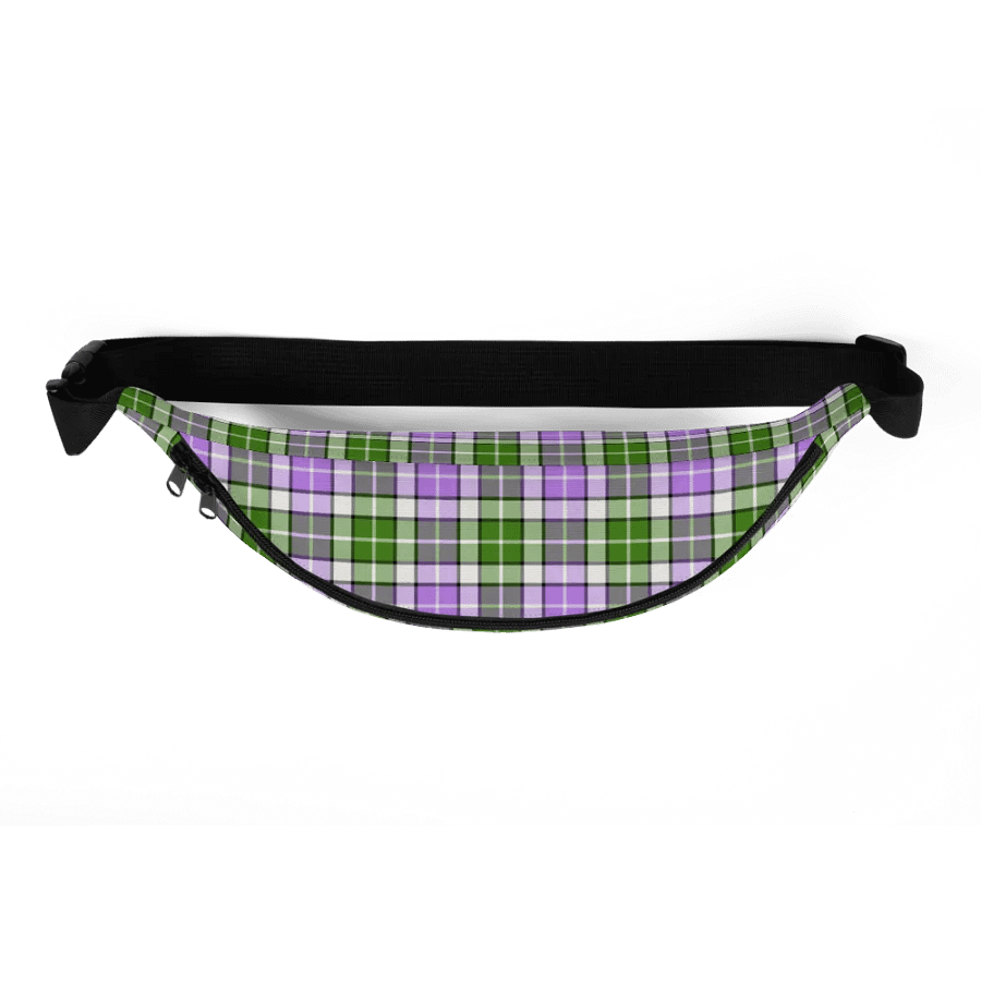 Lavender and Green Plaid Fanny Pack product image (5)