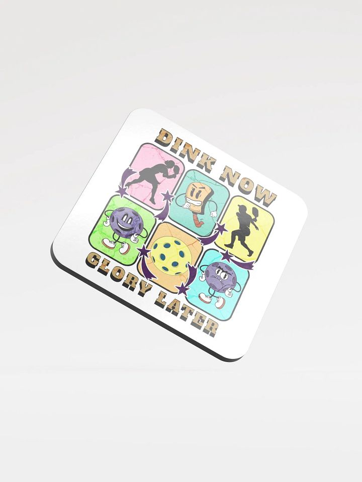 Dink Now Glory Later Pickleball Playful Party Coasters product image (2)