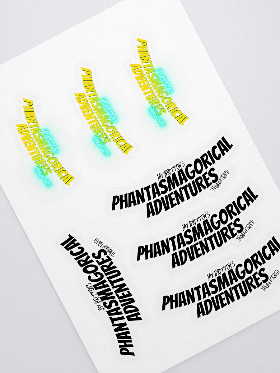 Phantasmagorical Adventures Sticker Sheet product image (3)