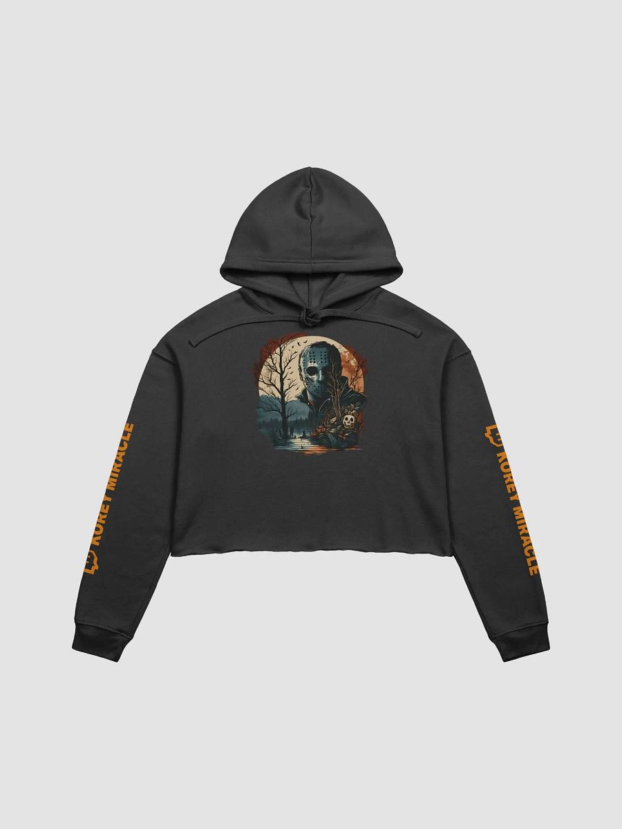 Hockey Masked Man Crop Hoodie product image (1)