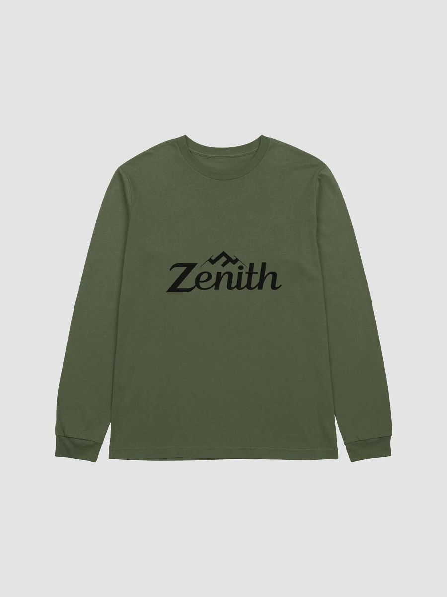 Zenith Unisex Supersoft Long Sleeve T-Shirt with Mountain Peak Design product image (1)
