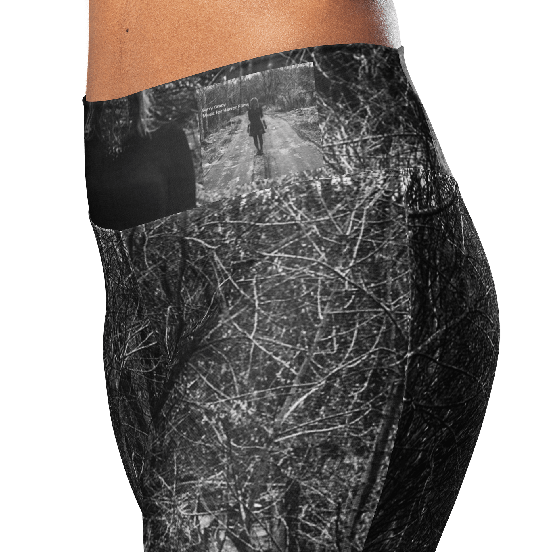 'Music For Horror Films' EcoFlare High-Waisted Leggings product image (4)