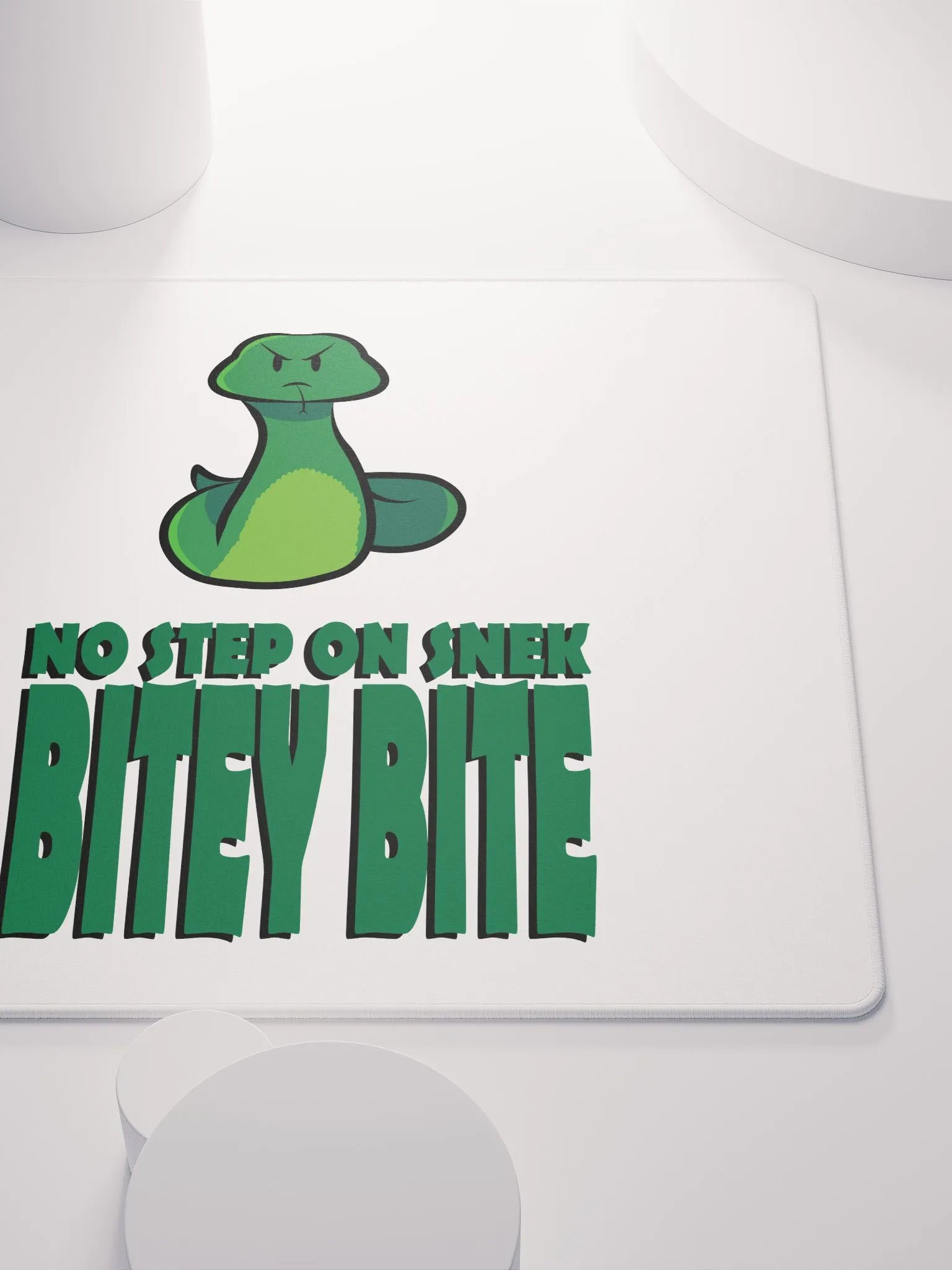 No Step on Snek Mouse Pad product image (5)
