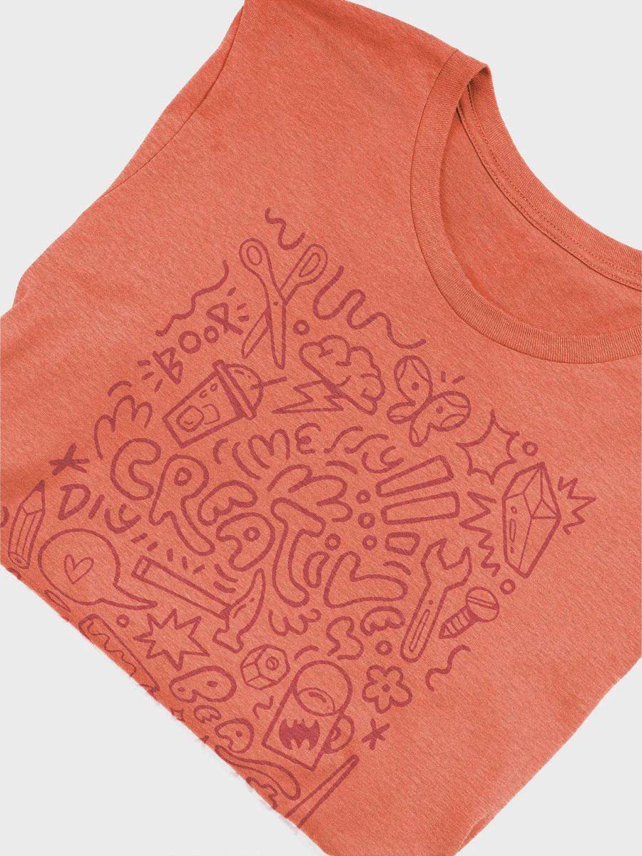 CREATIVE CHAOS T-Shirt - Red txt product image (8)