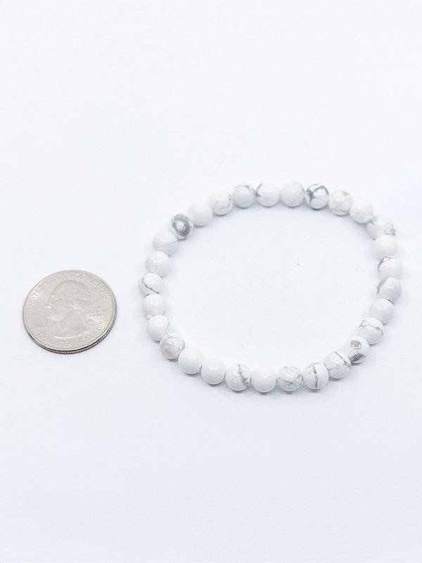Howlite Bead Bracelet product image (2)